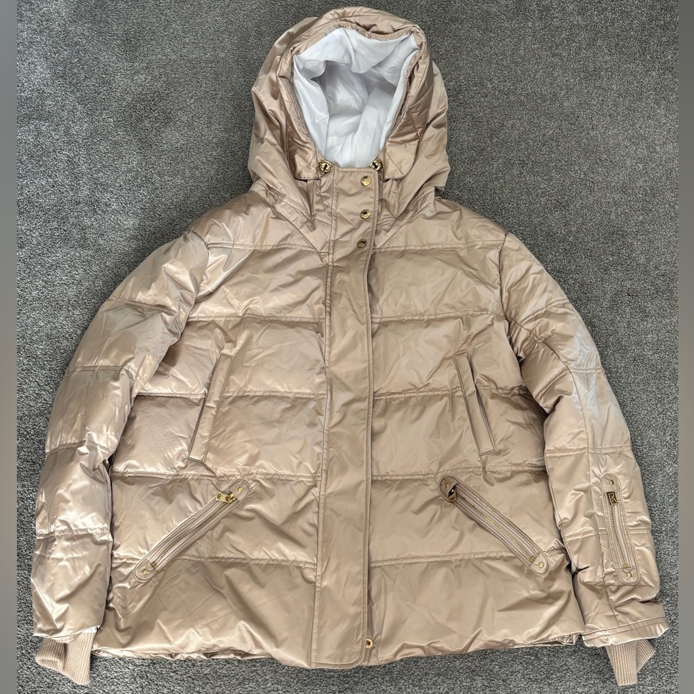 BOGNER‎ BY GORSUCH Gold Puffer Ski Jacket SIZE 12 XL